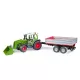 Tracteur jouet Bruder Fendt 209S avec remorque vert et rouge 02104