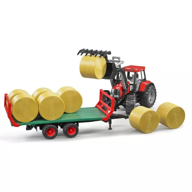 Remorque à balles rondes jouet Bruder 02220