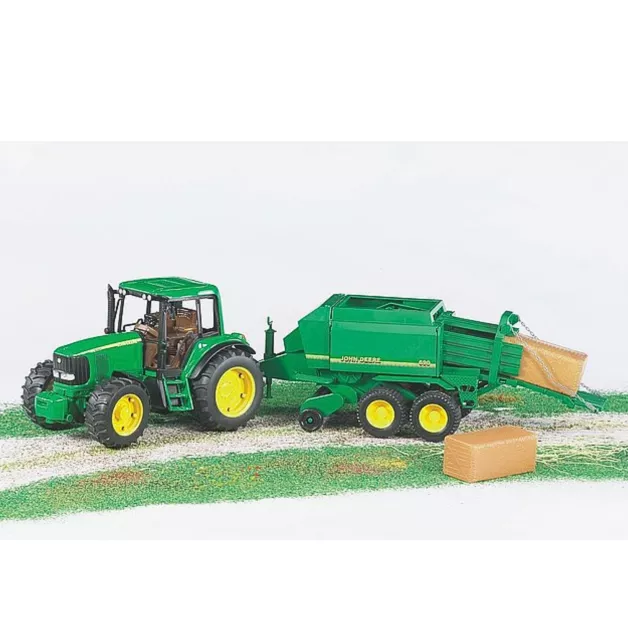 Presse à ballots carrés ou ronds John Deere – jouet Bruder