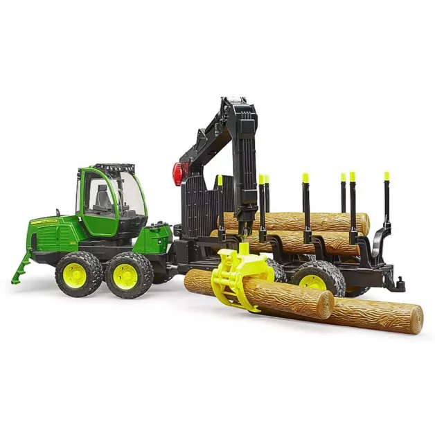 Jouet Bruder abatteuse et transporteur forestier John Deere Jouet Bruder abatteuse et transporteur forestier John Deere