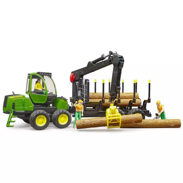 Jouet Bruder abatteuse et transporteur forestier John Deere Jouet Bruder abatteuse et transporteur forestier John Deere