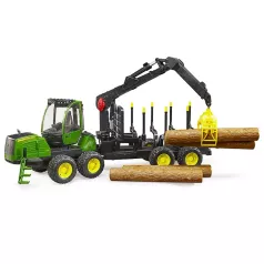 Jouet Bruder abatteuse et transporteur forestier John Deere Jouet Bruder abatteuse et transporteur forestier John Deere