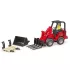 Mini chargeur Bruder Schäffer 2630 rouge 02190 : Modèle:Schäffer avec figurine et accessoires