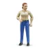 Figurine Homme et Femme : Modèle:Femme jean bleu