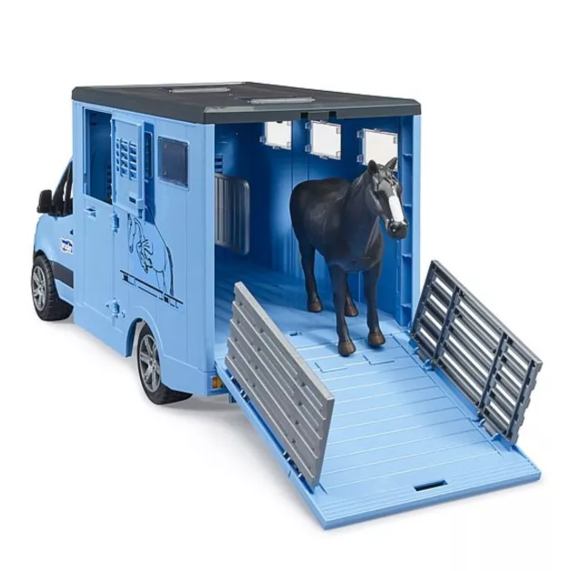 Camion Mercedes Sprinter transport cheval jouet Bruder 0253 Camion Mercedes Sprinter transport cheval jouet Bruder 0253