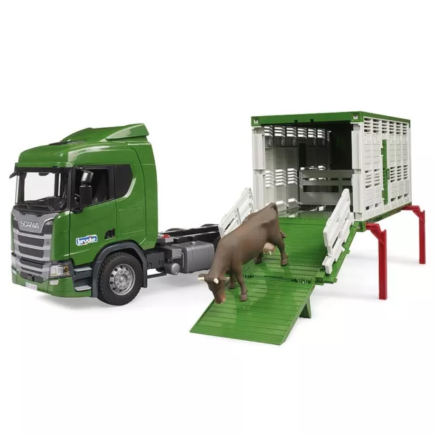 Camion de transport de bétail Scania R Series Bruder Camion de transport de bétail Scania R Series Bruder