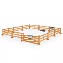 Pack Clôture avec Accessoires : 11 barrières + 1 porte + 2 mangeoires
