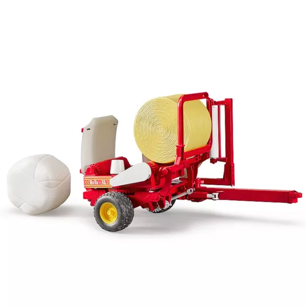 Enrubanneuse avec ballots