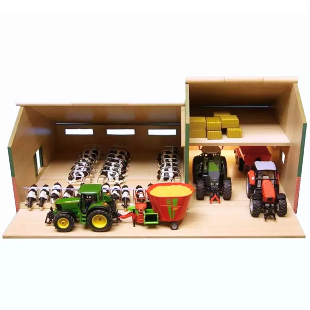 Fermes en bois avec loges, stabulations et hangar Kids Globe