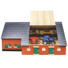 Fermes en bois avec loges, stabulations et hangar Kids Globe Fermes en bois avec loges, stabulations et hangar Kids Globe