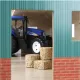 Hangar en bois pour 3 tracteurs jouet Bruder 178287