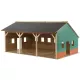 Hangar en bois pour 3 tracteurs jouet Bruder 178287