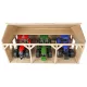 Hangar en bois pour 3 tracteurs jouet Bruder 178287