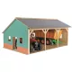 Hangar en bois pour 3 tracteurs jouet Bruder 178287