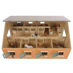 Ecurie avec boxes pour chevaux jouet Kids Globe Farming Ecurie avec boxes pour chevaux jouet Kids Globe Farming