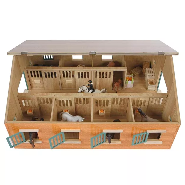 Ecurie avec boxes pour chevaux jouet Kids Globe Farming Ecurie avec boxes pour chevaux jouet Kids Globe Farming