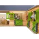 Ecurie avec boxes pour chevaux jouet Kids Globe Farming Ecurie avec boxes pour chevaux jouet Kids Globe Farming