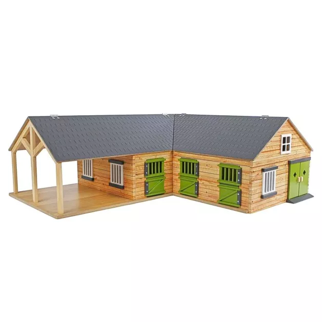 Ecurie avec boxes pour chevaux jouet Kids Globe Farming Ecurie avec boxes pour chevaux jouet Kids Globe Farming