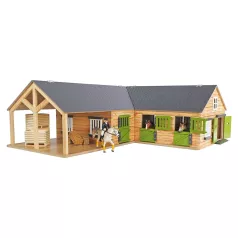 Ecurie avec boxes pour chevaux jouet Kids Globe Farming Ecurie avec boxes pour chevaux jouet Kids Globe Farming