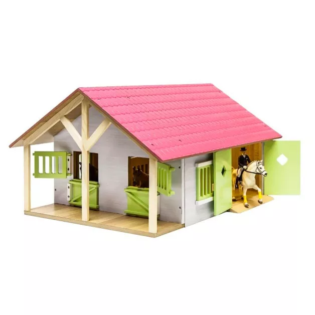 Ecurie avec boxes pour chevaux jouet Kids Globe Farming Ecurie avec boxes pour chevaux jouet Kids Globe Farming