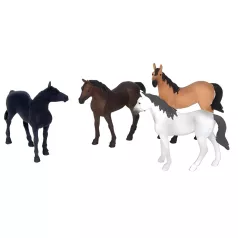 Lot de 4 chevaux Kids Globe