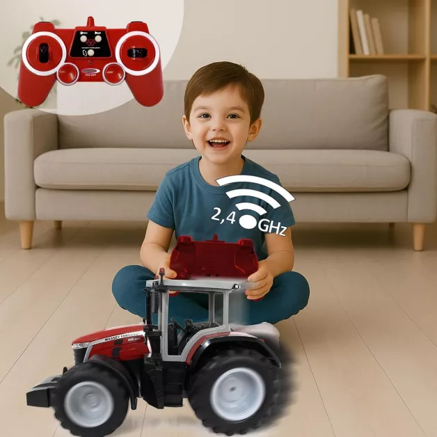 Tracteurs et grues téléguidés 1/16