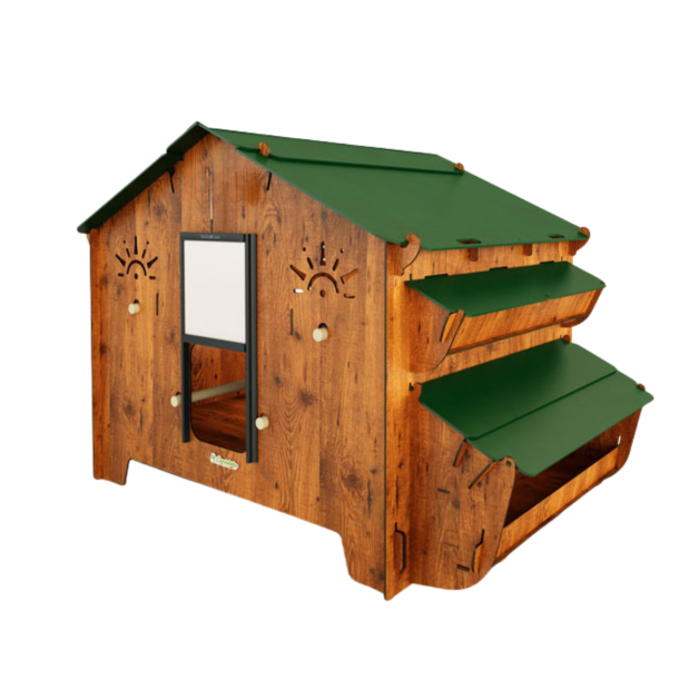 Poulailler en HPL haute qualité anti poux rouges