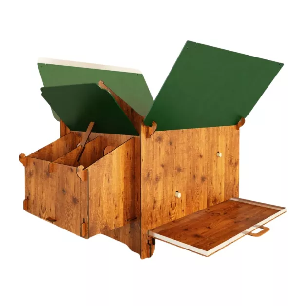 Poulailler en HPL haute qualité anti poux rouges