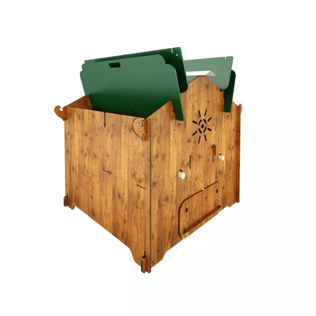 Poulailler en HPL haute qualité anti poux rouges