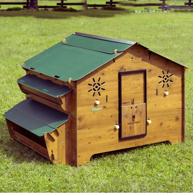Poulailler en HPL haute qualité anti poux rouges