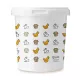 Seau de stockage pour aliments 32 litres