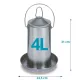 Abreuvoir inox double paroi