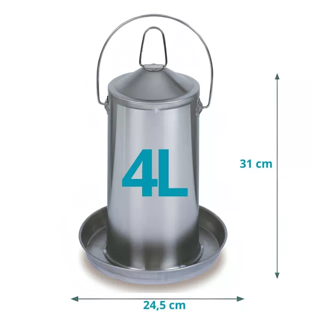 Abreuvoir inox double paroi
