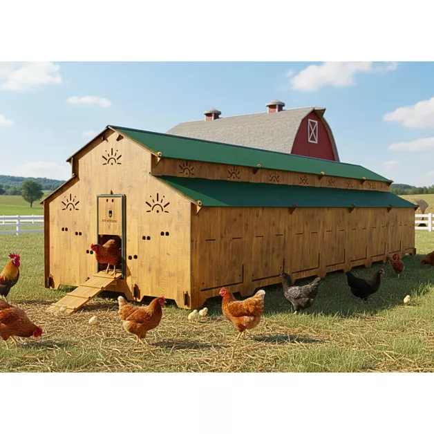 poulailler HPL 25 poules - module de base