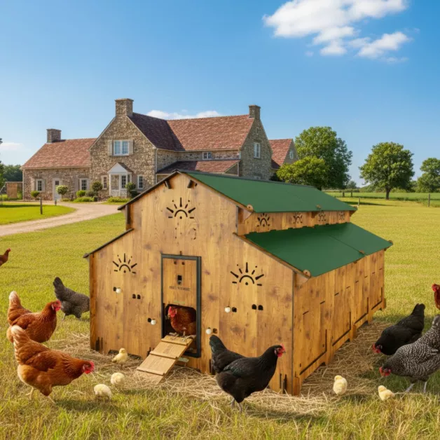 poulailler HPL 25 poules - module de base