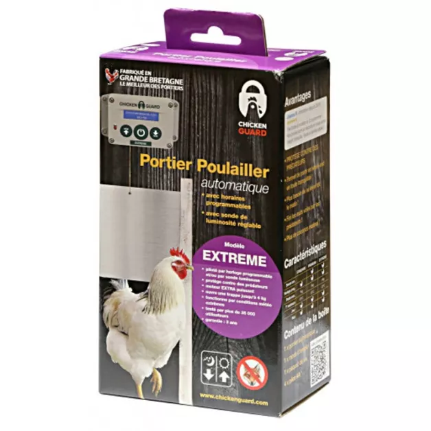 Portier automatique pour poulailler Chicken Gard standard 1 kg Portier automatique pour poulailler Chicken Gard standard 1 kg