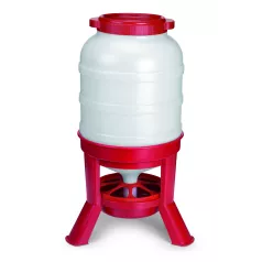 Trémie en plastique sur pied de 30 litres pour volailles Trémie en plastique sur pied de 30 litres pour volailles