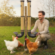 Mangeoires anti-nuisibles pour poules