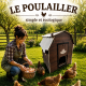 Poulailler écologique en fibre végétale pour 5 poules