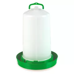 Abreuvoir volaille en plastique résistant avec poignée
