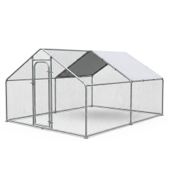 Grand enclos pour poules et autres volailles de 12 m²