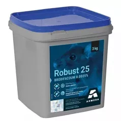 Poison pâte Robust 25 – 3kg ou 5x10gr