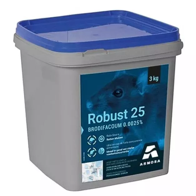 Poison pâte Robust 25 – 3kg ou 5x10gr