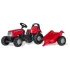 Tracteur à pédales + remorque : Modèle RollyKid:Case