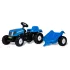 Tracteur à pédales  + remorque RollyKid à partir de 2.5 ans jusque 5 ans : Modèle RollyKid:New Holland TVT 190