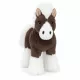 Peluche Cheval debout 23 cm