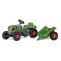 Tracteur à pédales + remorque