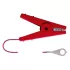 Câble raccordement appareil vers clôture - Pince isolée : Produit:Pince rouge seule