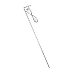 Piquet de terre Gallagher 50 cm avec câble de raccordement 3 m