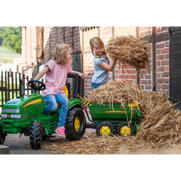 rolly®toys Benne pour tracteur à pédales enfant rollyBox John Deere 40 893  1